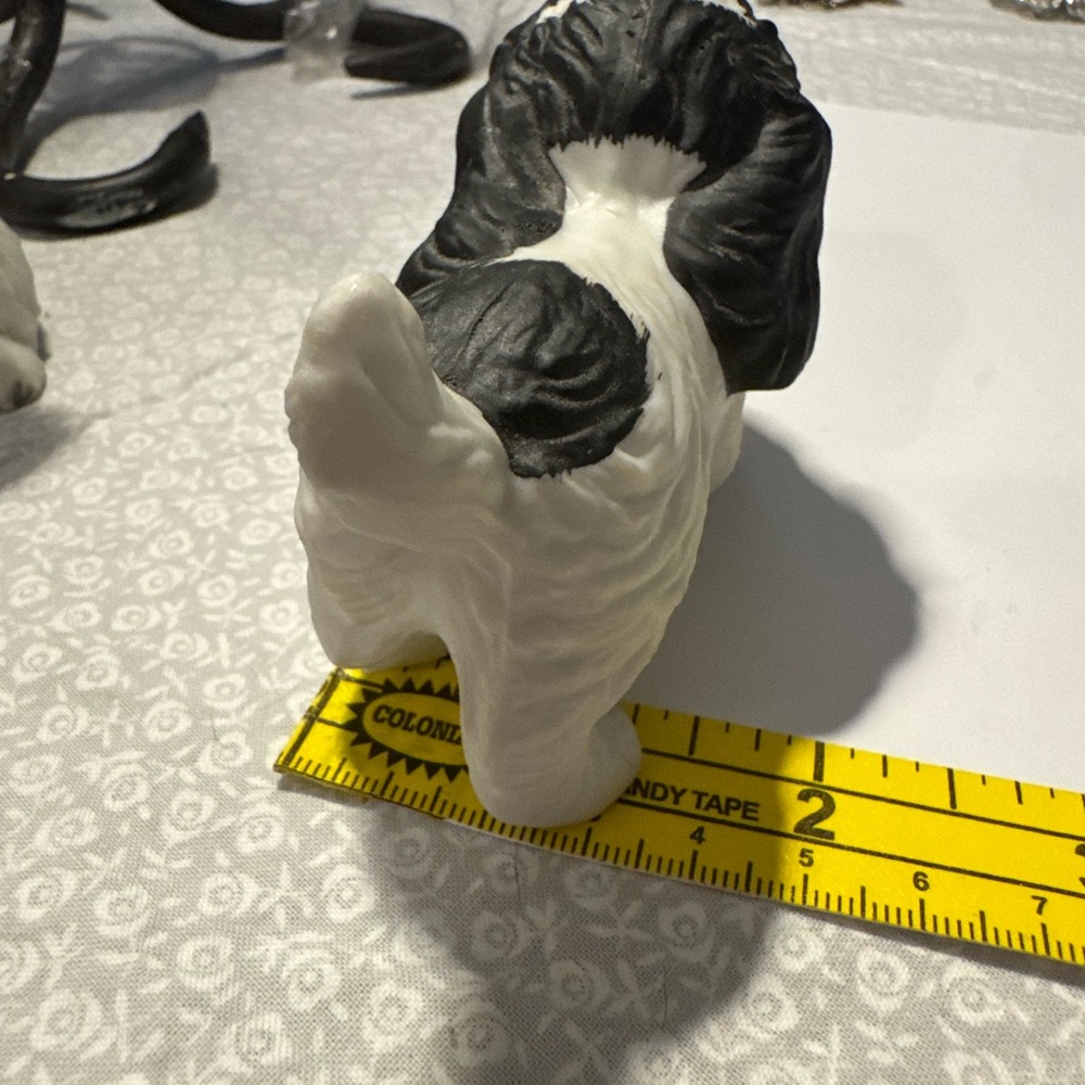 HOMCO cocker spaniel, Dog figurine set white and black vintage #1427 - Picture 8 of 8